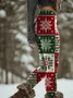 Women Christmas Vintage Spring/Fall Ankle Pants Leggings