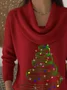 Women Christmas Long Sleeve Comfy Casual Printing Sweater