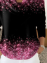 Women Abstract Long Sleeve Comfy Casual Printing Sweater