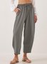 Women Plain Ankle Pants Pants Casual Spring/Fall Trousers