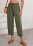 Women Plain Ankle Pants Pants Casual Spring/Fall Trousers