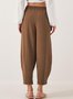 Women Plain Ankle Pants Pants Casual Spring/Fall Trousers