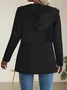 Women Spring/Fall Outerwear Casual Multicolor Block Long Sleeve Hoodie Jacket