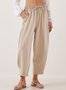 Women Plain Ankle Pants Pants Casual Spring/Fall Trousers