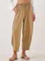 Women Plain Ankle Pants Pants Casual Spring/Fall Trousers