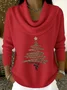 Women Christmas Long Sleeve Comfy Casual Printing Sweater