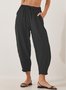 Women Plain Ankle Pants Pants Casual Spring/Fall Trousers