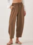 Women Plain Ankle Pants Pants Casual Spring/Fall Trousers