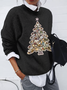 Women Imitation Cashmere Christmas Long Sleeve Comfy Vintage Sweater