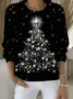 Women Christmas Long Sleeve Comfy Vintage Sweater