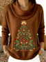 Women Christmas Long Sleeve Comfy Vintage Sweater