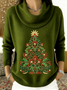 Women Christmas Long Sleeve Comfy Vintage Sweater