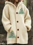 Women Wool/Knitting Christmas Long Sleeve Comfy Vintage Cardigan