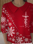 Women Christmas Long Sleeve Comfy Casual Printing Sweater