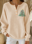 Women Christmas Long Sleeve Comfy Casual Sweater
