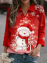 Women Christmas Long Sleeve Comfy Casual Sweater