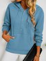 Casual Hoodie Plain Hoodie