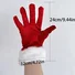 Women's Christmas Gloves With Faux Fur Trim Elastic Party Warm Decoration