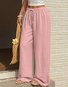 Women Plain Long Pants Casual Spring/Fall Trousers