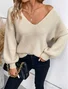 Women Plain Long Sleeve Comfy Elegant Sweater