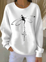 Vintage Crew Neck Dragonfly Sweatshirt