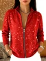 Women Wool/Knitting Plain Long Sleeve Comfy Casual Cardigan