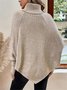 Women Wool/Knitting Plain Long Sleeve Comfy Casual Sweater