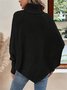 Women Wool/Knitting Plain Long Sleeve Comfy Casual Sweater
