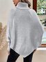 Women Wool/Knitting Plain Long Sleeve Comfy Casual Sweater