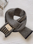 Versatile Korean Style Knitted Wool Christmas Red New Winter High-end New Year Gift Couple Scarf