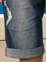 Blue Vintage Denim Denim shorts