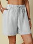 Casual Summer Cotton Loose Shorts