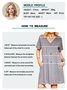 New Women Chic Vintage Boho Holiday Shift Casual Short Sleeve Simple Knitting Dress