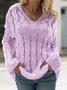 Casual Long Sleeve Hoodie Sweater Outerwear