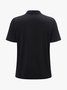 Men's Zip Lapel Short Sleeve Polo Shirt