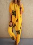 New Women Chic Plus Size Vintage Holiday Comfortable Home Casual Basic Suits