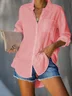 Casual Comfy Cotton-Blend Shirt