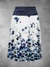 Summer Casual Daily Floral Print Midi Skirt
