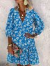 Casual Floral Holiday Beach Fashion Weaving Tunic Dress