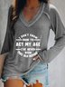 Women's Top T shirt Tee Graphic Print Long Sleeve V Neck Streetwear Daily Going out Summer Fall Casual Tunic T-Shirt