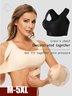 Breathable Comfortable Casual Front Button Seamless Bra