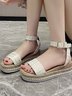 Summer Pu Strappy Sandals