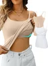 Casual Comfy Spaghetti Plain Cami Basic Breathable Tank Tops