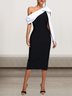 Women Plain Strapless Sleeveless Comfy Sexy Maxi Dress