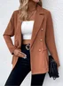 Women's Plain Regular Loose Blazer