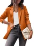 Women's Plain Regular Loose Blazer