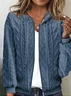 Women's Plain Regular Loose Jacket