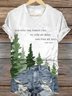 Women's National Park Conservation Print V-Neck T-Shirt