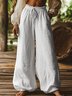 Women Plain Long Pants Casual Spring/Fall Trousers