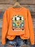 Vintage Crew Neck Animal Sweatshirt